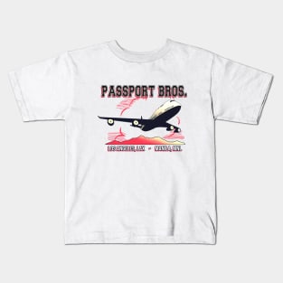 The pass port bros. brotherhood logo design Kids T-Shirt